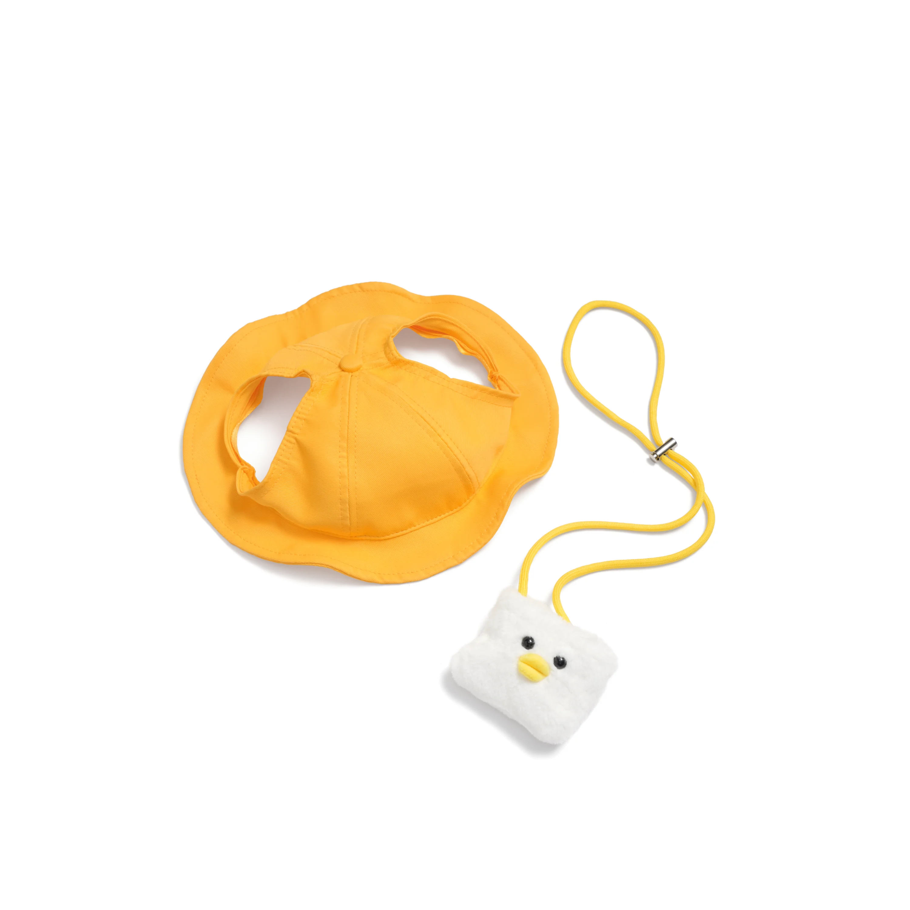 KATA Friends Outfits Yellow Rain Hat and Shoulder Bag