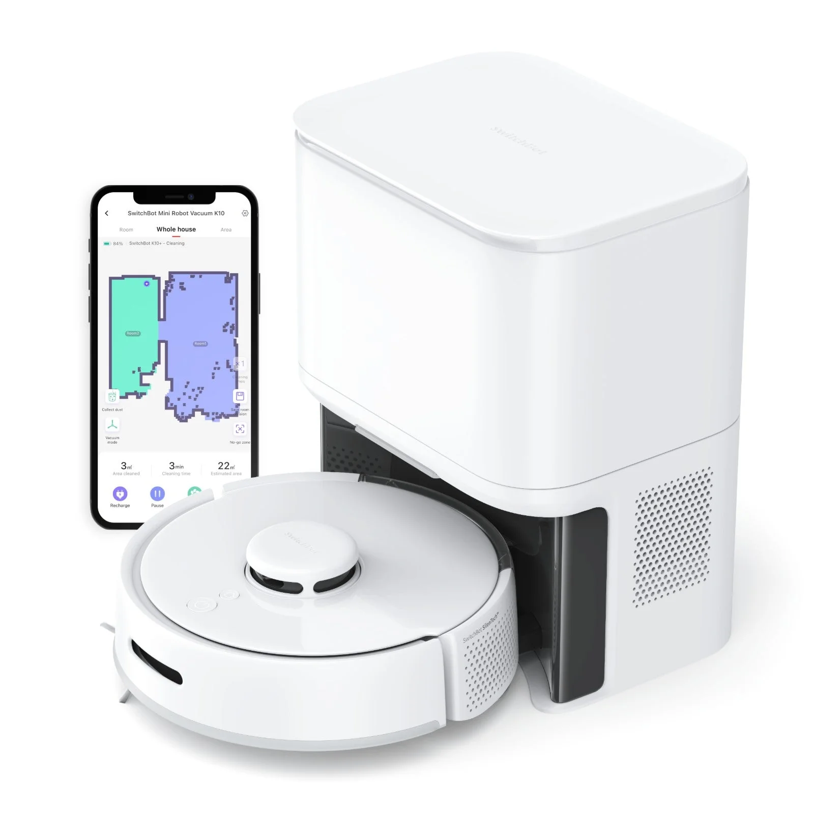 (Special Offer) SwitchBot Mini Robot Vacuum K10+ - Image 10