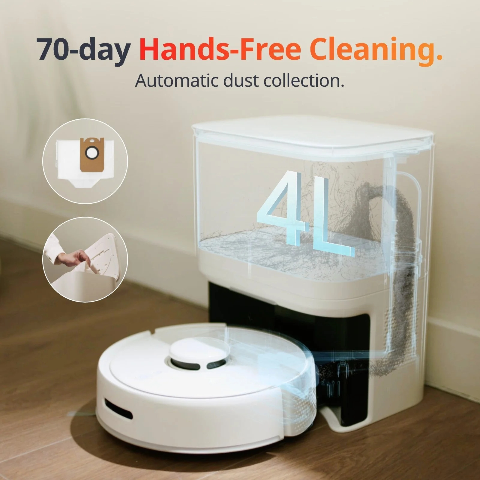 (Special Offer) SwitchBot Mini Robot Vacuum K10+ - Image 3