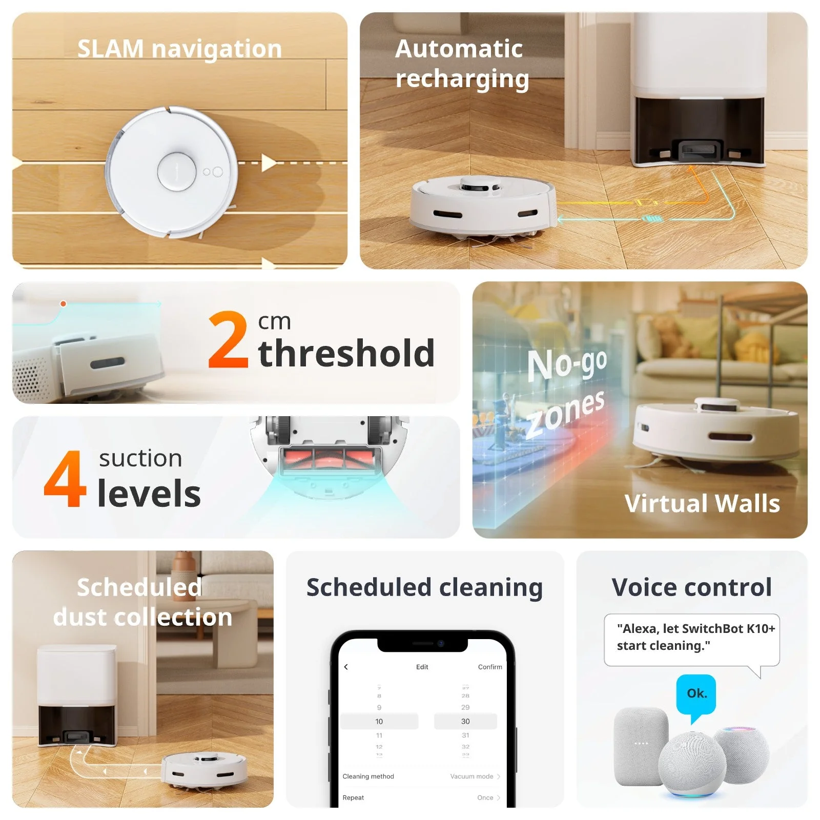 (Special Offer) SwitchBot Mini Robot Vacuum K10+ - Image 6